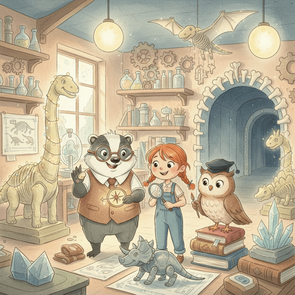 Обложка сериала «Музей динозавров: тихие ночи»