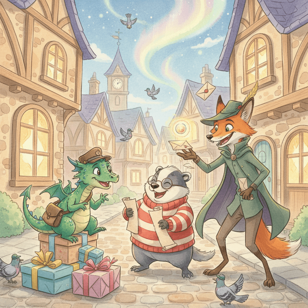 Обложка сериала «Дракончик‑почтальон»