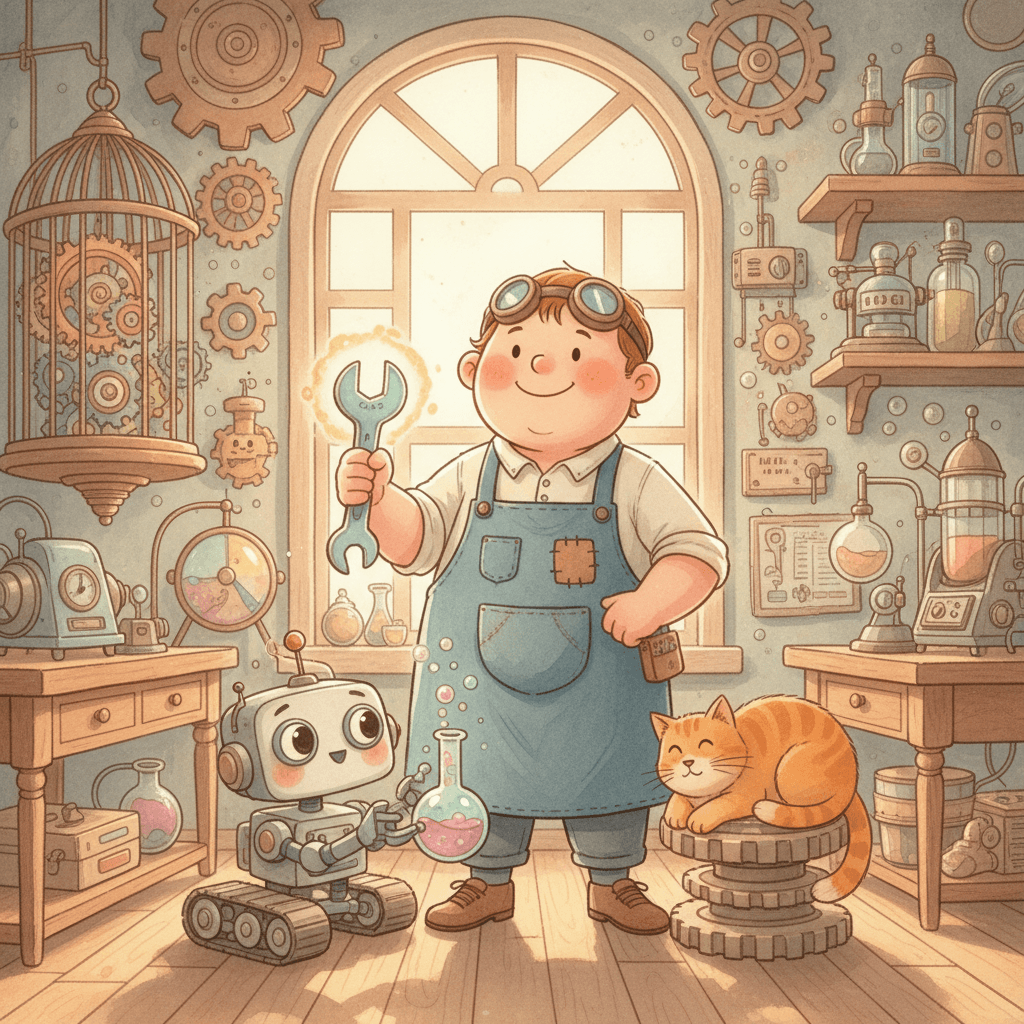 Обложка сериала «Мастерская добрых изобретений»