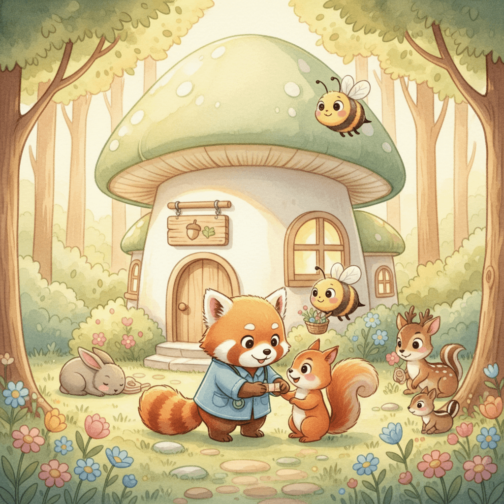 Обложка сериала «Лесная клиника «Полянка заботы»»