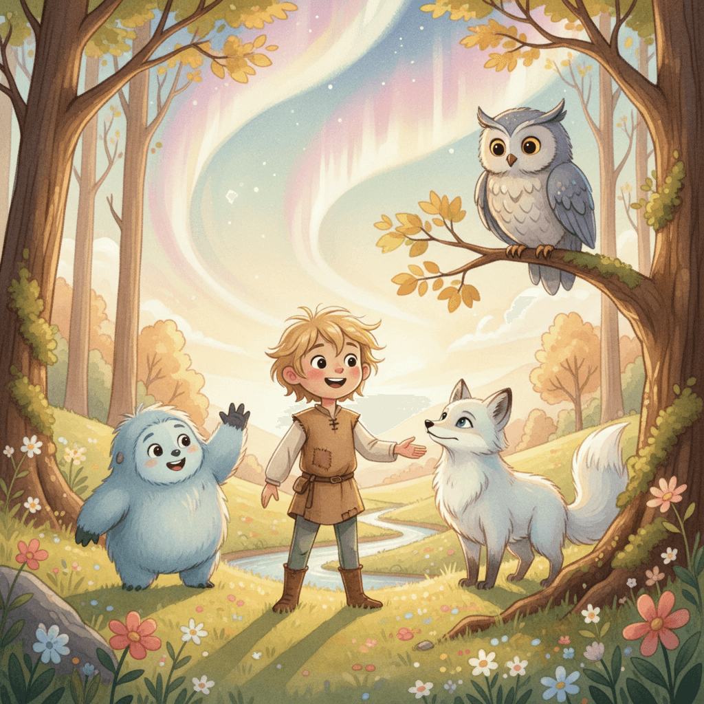 Обложка сериала «Северное сияние и полярные друзья»