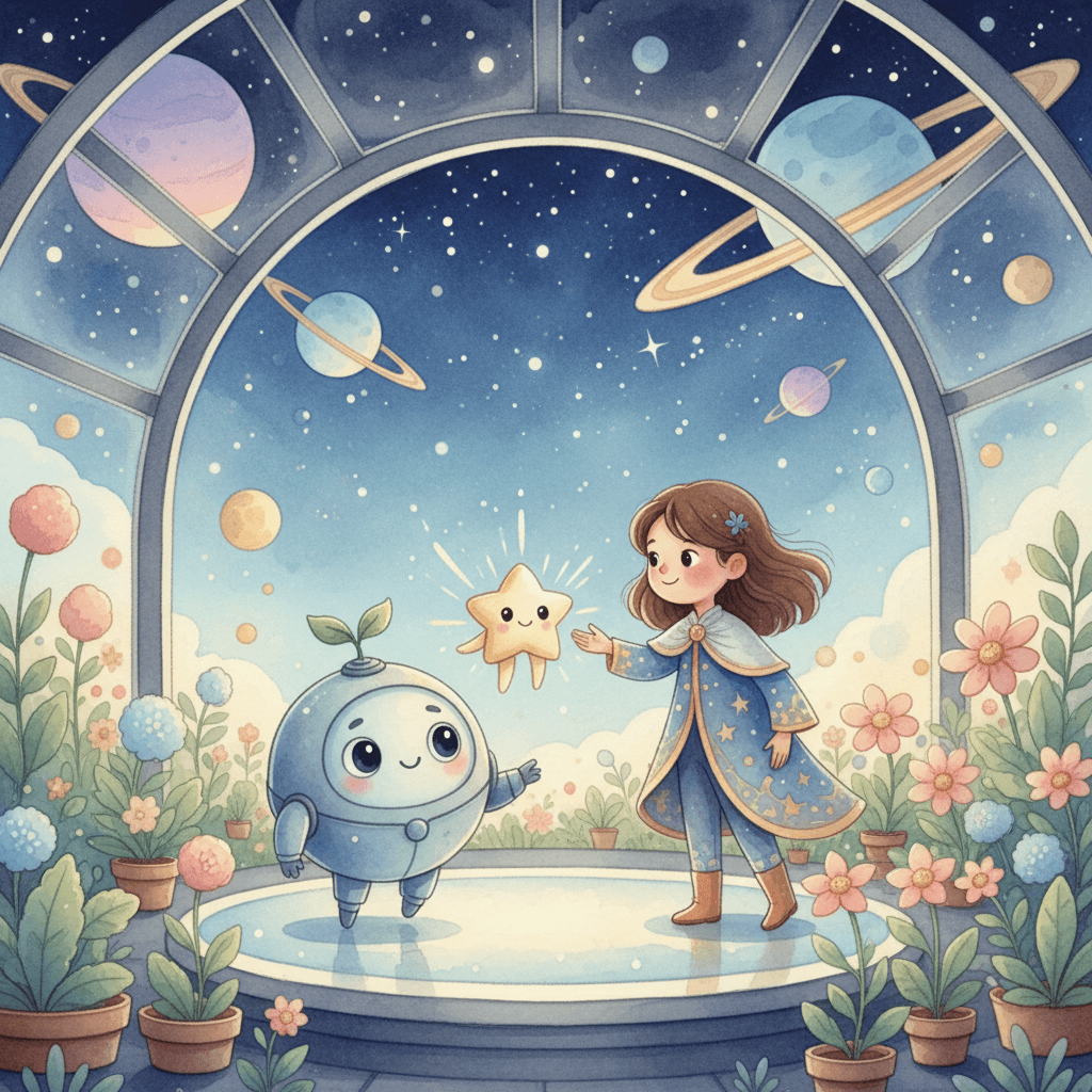 Обложка сериала «Космический сад на станции»